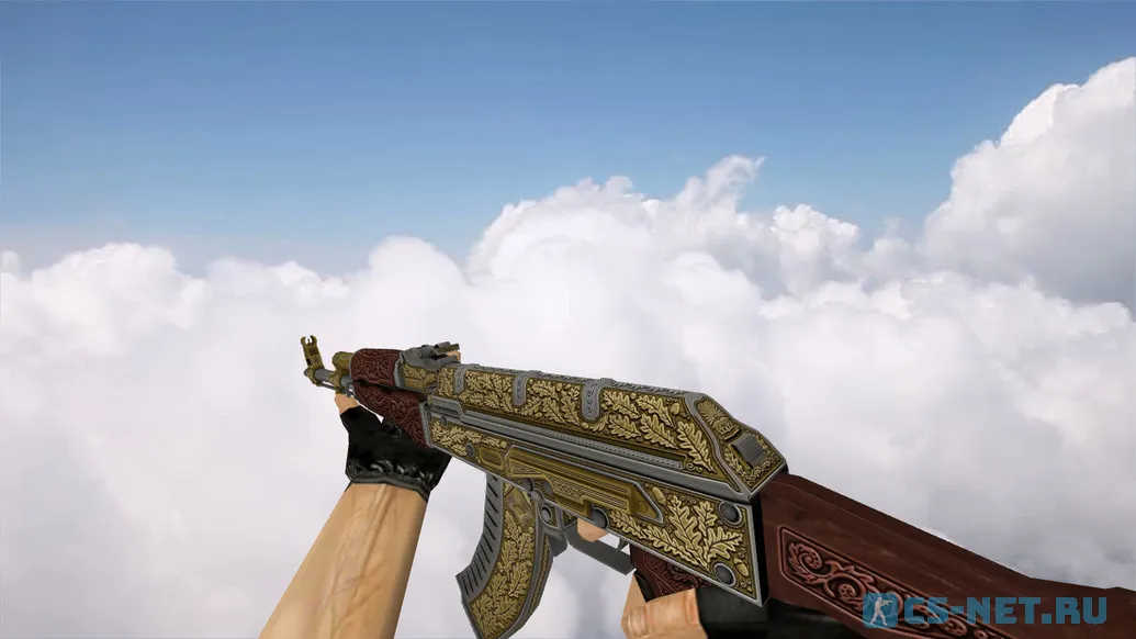 Модель «AK-47 Royal Platinum Gold» для CS 1.6 (скрин 2)