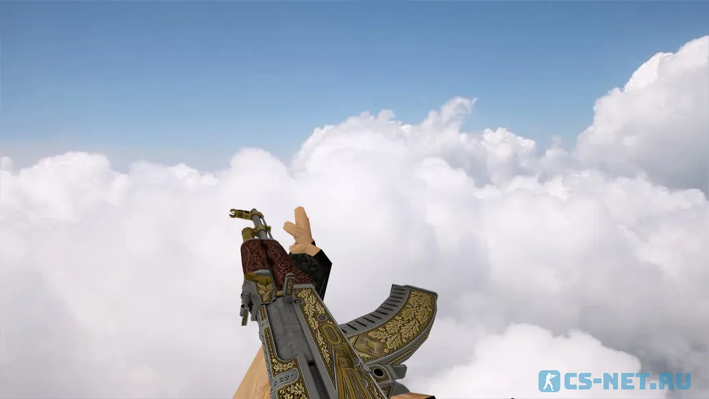 Модель «AK-47 Royal Platinum Gold» для CS 1.6 (скрин 3)