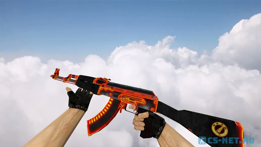 Модель «AK-47 Heat» для CS 1.6
