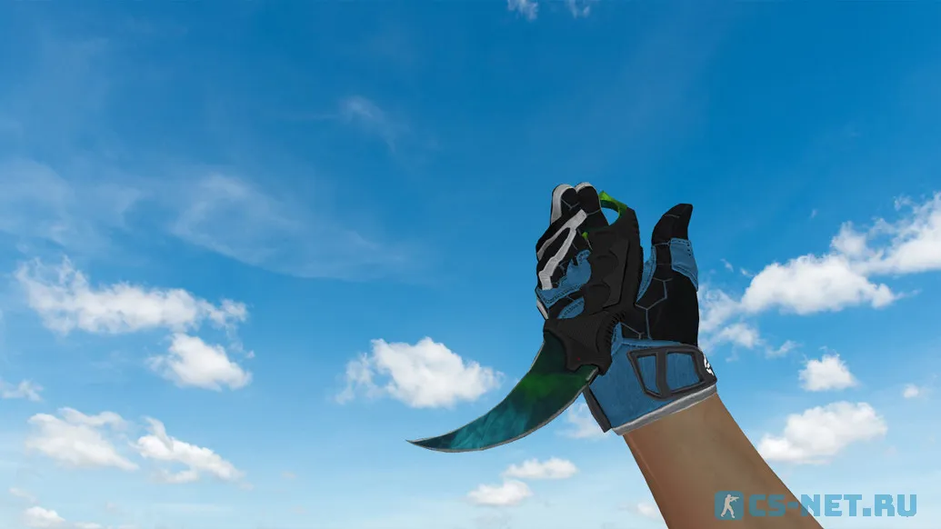 Модель ножа «Karambit Gamma Doppler Phase 3» для CS 1.6