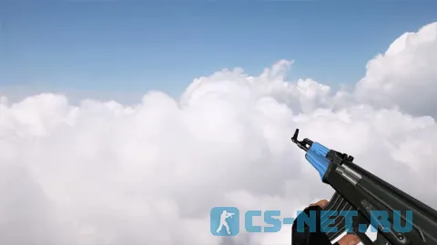 Модель «Default AK-47 Blue Edition» для CS 1.6 (скрин 2)