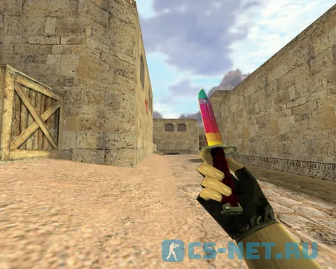 Модель «Штык-нож Радуга» для CS 1.6