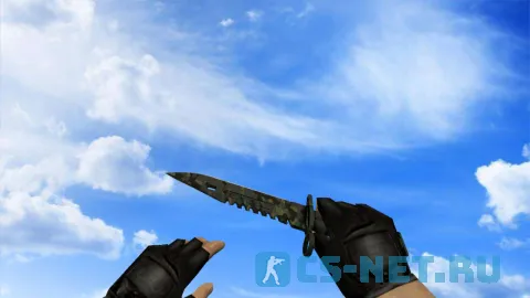 Модель «Штык-нож М9 | Северный лес» для CS 1.6 (скрин 3)