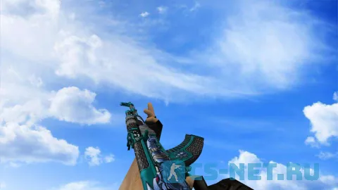 Модель «АК-47 | Anubis Blue» для CS 1.6  (скрин 3)