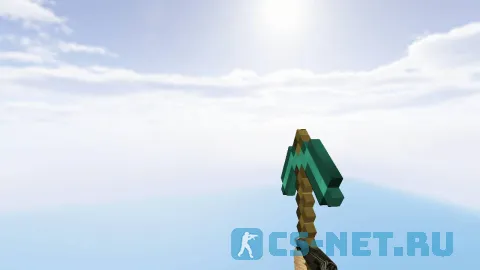 Модель ножа «Кирка из Minecraft» для CS 1.6 (скрин 2)