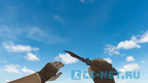 Модель ножа «Butterfly Knife Rustcoat» для CS 1.6 (скрин 2)
