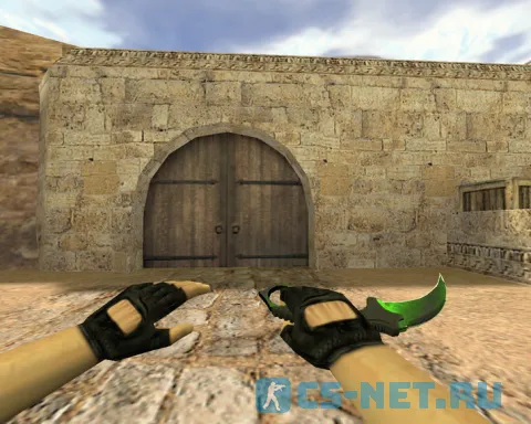 Модель ножа «Керамбит Гамма-волны» для CS 1.6 (скрин 2)