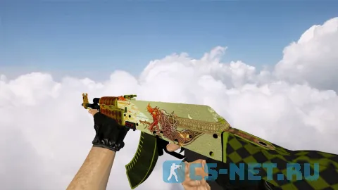 Модель «AK-47 Dragon Lore» для CS 1.6 (скрин 2)