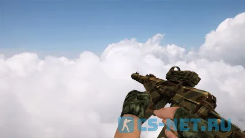 Моедль «АС Вал | Лесной камуфляж» для CS 1.6 (скрин 2)