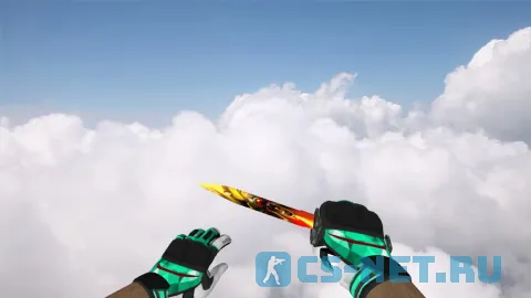 Модель «Штык-нож | Темное золото» для CS 1.6 (скрин 3)