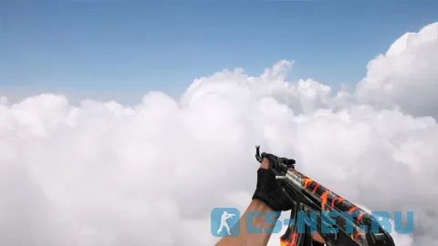 Модель «AK-47 Fire Madness» для CS 1.6
