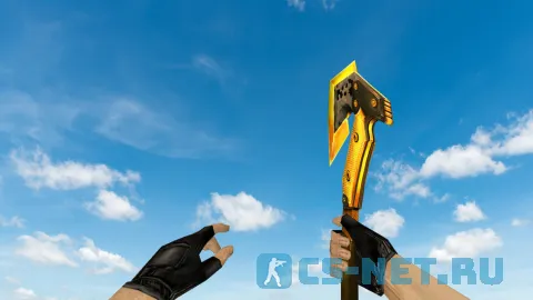 Модель ножа «CF Combat Axe Gold» для CS 1.6