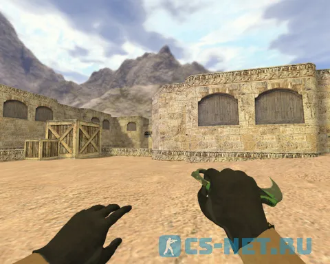 Модель ножа «Керамбит Северный лес» для CS 1.6 (скрин 2)