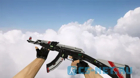Модель «AK-47 Sci Fi Red» для CS 1.6