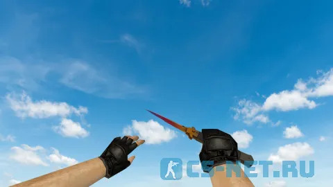 Модель ножа «Стилет | Градиент» для CS 1.6 (скрин 4)