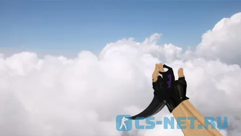 Модель ножа «Керамбит | Ультрафиолет» для CS 1.6