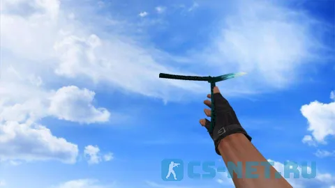 Модель «Нож-бабочка | Dragon Glass» из Standoff 2 для CS 1.6 (скрин 2)