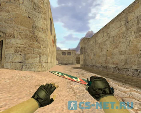 Модель «Штык-нож Буйство красок» для CS 1.6 (скрин 3)