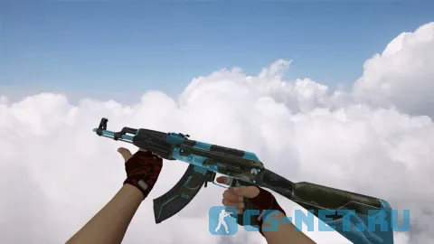 Модель «AK-47 Luanmat Blue» для CS 1.6
