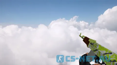 Модель «Стандартный АК-47 | Гидропоника» для CS 1.6 (скрин 2)