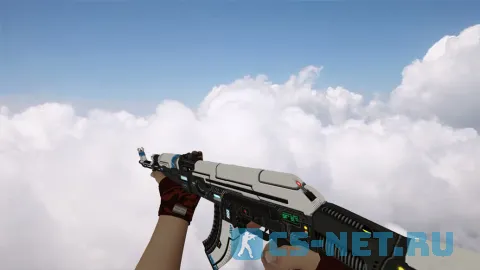 Модель «AK-47 Sci Fi Blue» для CS 1.6 (скрин 2)