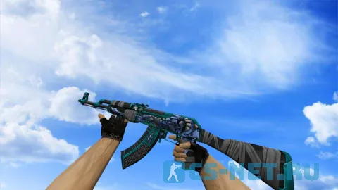 Модель «АК-47 | Anubis Blue» для CS 1.6