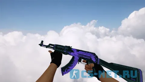 Модель «AK-47 Phoenix Rise Purple» для CS 1.6