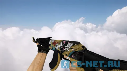 Модель «AK-47 Dragon Gold» для CS 1.6 (скрин 2)
