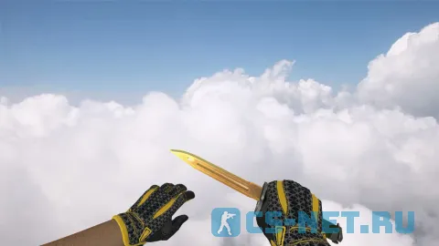 Модель «Штык-нож Легенды (yellow gloves)» для CS 1.6 (скрин 3)