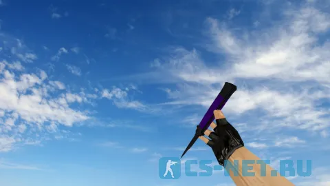Модель ножа «Стилет | Ультрафиолет» для CS 1.6 (скрин 3)