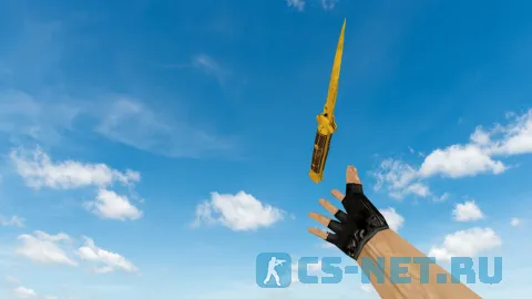 Модель ножа «Stiletto Fine Gold» для CS 1.6 (скрин 2)