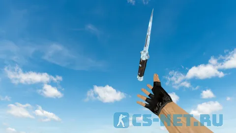 Модель ножа «Stiletto Blue Chrome» для CS 1.6 (скрин 2)
