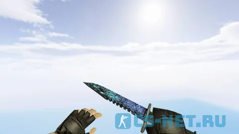 Модель «Штык-нож М9 | Water BreakOut» для CS 1.6 (скрин 3)
