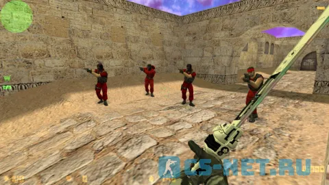 CS 1.6 Printstream — стильная белая сборка (скриншот 1)