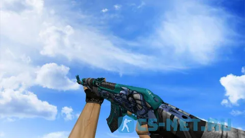 Модель «АК-47 | Anubis Blue» для CS 1.6  (скрин 2)