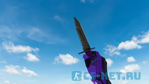 Модель «Штык-нож M9 | Ультрафиолет» для CS 1.6 (скрин 2)
