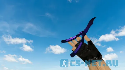 Модель ножа «Butterfly Knife Northern Lights» для CS 1.6