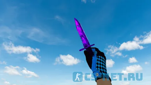 Модель ножа «M9 Bayonet Doppler Sapphire» для CS 1.6 (скрин 2)