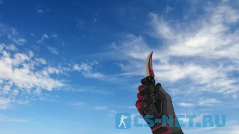 Модель «Складной нож | Автотроника (red gloves)» для CS 1.6