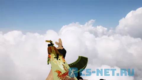Модель «AK-47 Dragon Lore» для CS 1.6 (скрин 3)