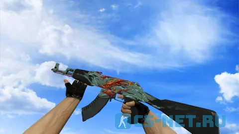 Модель «АК-47 | Аквамариновая месть» для CS 1.6