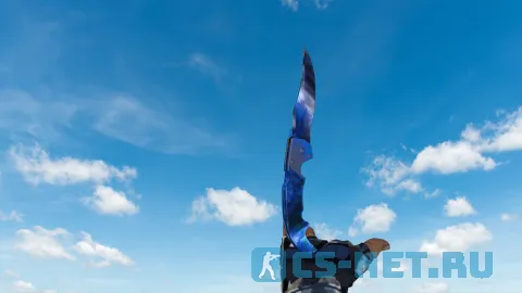 Модель ножа «Falchion Doppler Blue» для CS 1.6