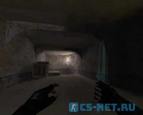 Модель ножа «Прозрачный нож ТРОН» для CS 1.6