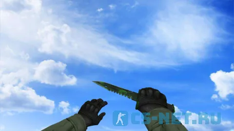 Модель «Штык-нож М9 | Gamma Doppler (CSGO hands)» для CS 1.6 (скрин 3)