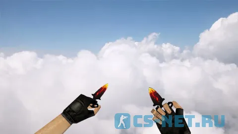 Модель «Тычковые ножи | Пламя» для CS 1.6 (скрин 2)