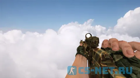 Моедль «АС Вал | Лесной камуфляж» для CS 1.6 (скрин 3)