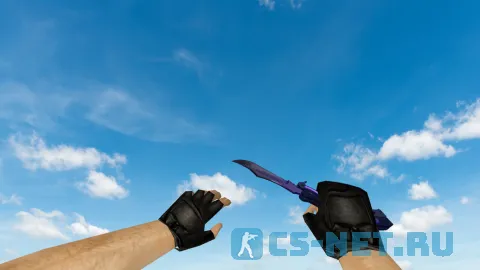 Модель ножа «Butterfly Knife Northern Lights» для CS 1.6 (скрин 2)
