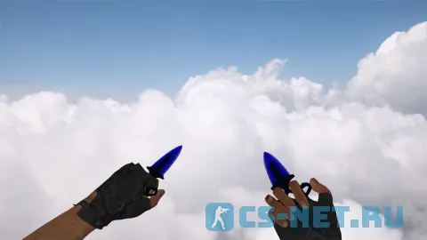 Модель ножа «Shadow Daggers Doppler Sapphire» для CS 1.6 (скрин 2)