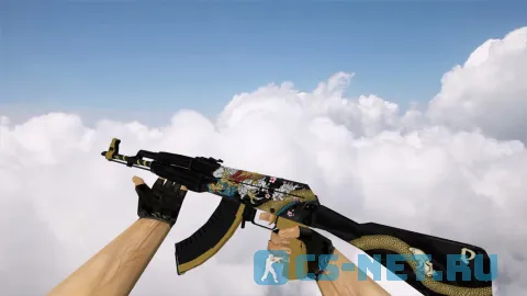 Модель «AK-47 Dragon Gold» для CS 1.6
