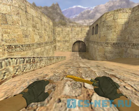 Модель «Нож-бабочка Зуб тигра» для CS 1.6